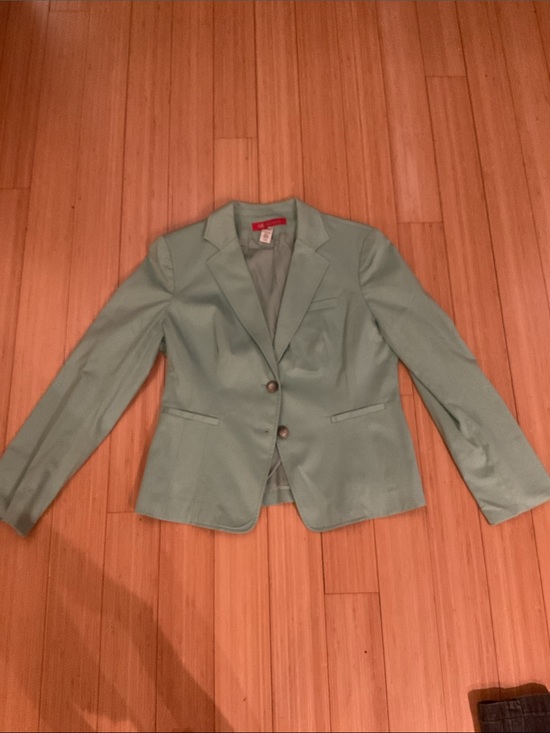 Talbots Jackets & Blazers - Talbots Light Mint Green Two-Button Womens Blazer